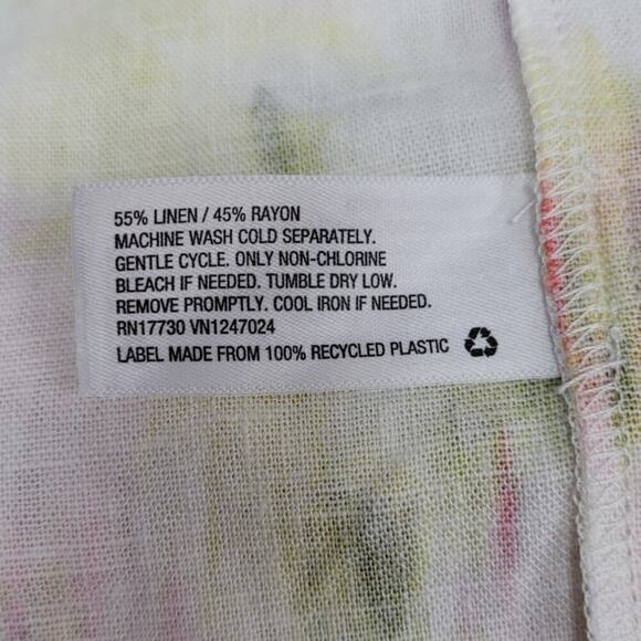 Linen Blend Dress One Shoulder | Future Collective | Small - Picture 10 of 11